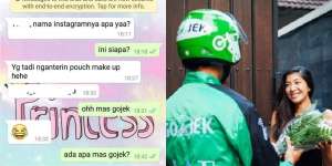 Speak Tingkat Dewa, Cewek Ini Tak Sadar Lagi Digebet Abang Ojol