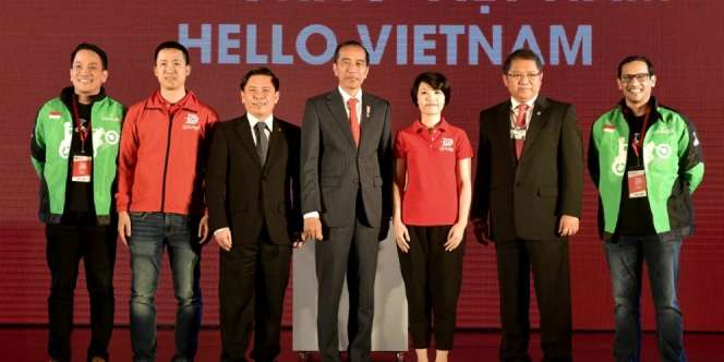 Di Vietnam, Jokowi Hadiri Peluncuran Go-Viet