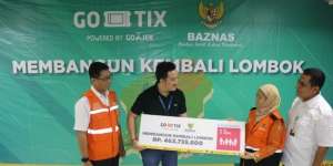 Gandeng Go-Tix, Baznas Umumkan Jumlah Donasi Korban Gempa Lombok