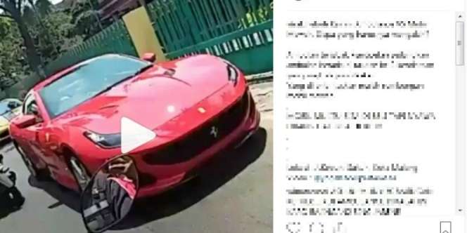 Viral, Konvoi Mobil Mewah Paksa Ambulans Mengalah