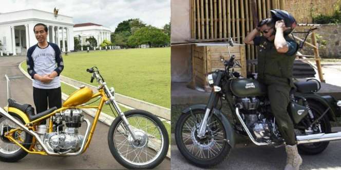 Adu Gahar Royal Enfield Ridwan Kamil vs Jokowi