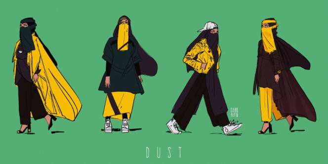 Kritik Marvel, Hijaber Ini Desain Ulang Superhero Berniqab
