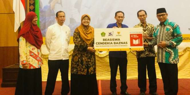 750 Mahasiswa Mustahik Dapat Beasiswa Cendekia Baznas 