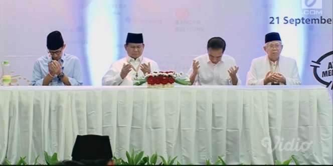 Prabowo Serukan Pemilu Sejuk dan Damai