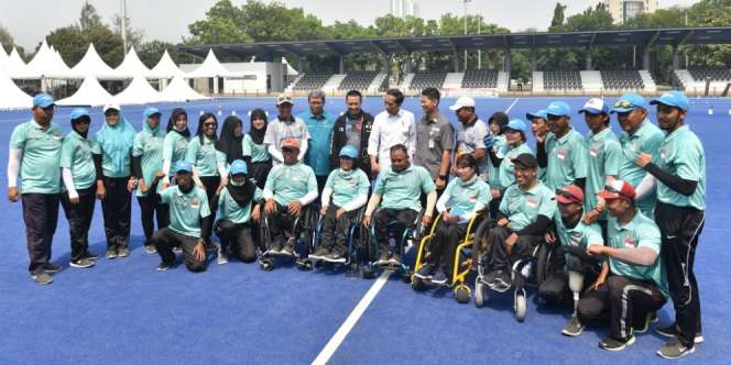 Asian Para Games, Jokowi: Target 8 Besar, `Kepeleset` Tak Masalah