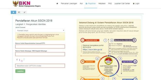 Lupa Password SSCN CPNS, Begini Solusinya