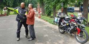 Pakai Motor Buatan Lokal, Pria Indonesia Touring Jakarta-Himalaya