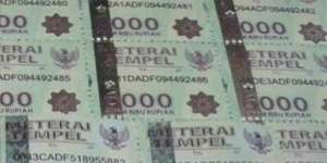 Hati-hati! Meterai Palsu Beredar di Jakarta