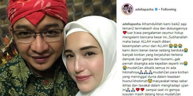 Adelia Pasha: Alhamdulillah Kami Baik-baik Saja
