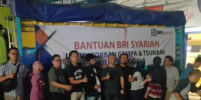 Perjuangan 2 Hari Relawan BRIsyariah Bawa Bantuan untuk Korban Gempa Palu