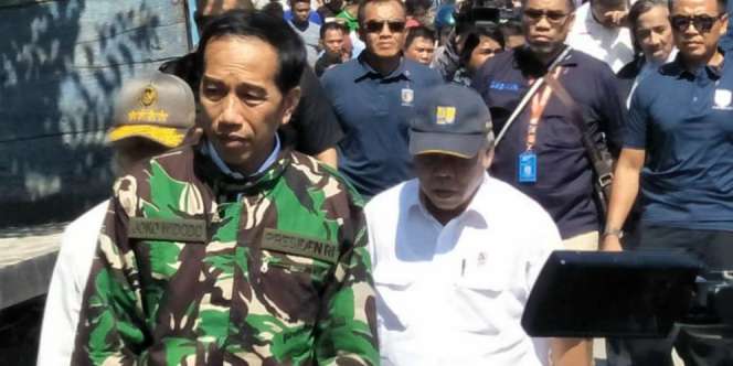 Jokowi Pantau Langsung Evakuasi Korban Gempa di Hotel Roa Roa
