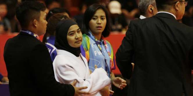Hijab Modifikasi Jadi Kunci Pejudo Arab Diperbolehkan Tanding
