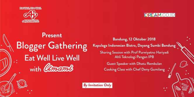 Ajinomoto Sapa Bandung di 'Eat Well Live Well with Umami'