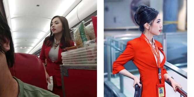 Pesona Pramugari Air Asia Ini Viral, Kenapa?
