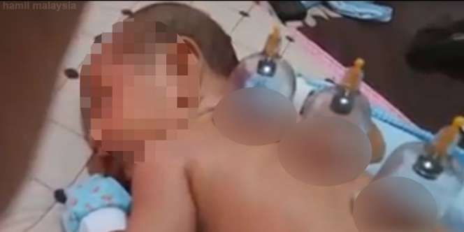 Geger Video Bayi 40 Hari Dibekam