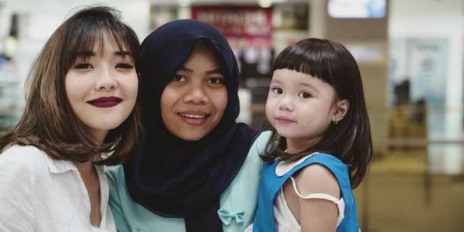 Salut, Gisella Anastasia Hadiri Pernikahan Pengasuh Anaknya