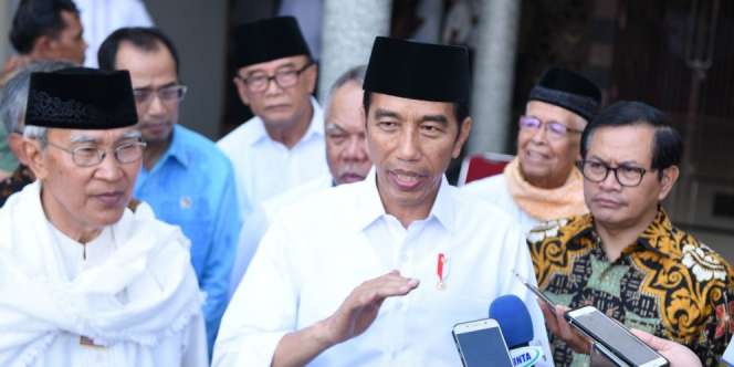 Mengutip Pesan Leluhur, Jokowi Ingatkan Kondisi Rawan Bencana