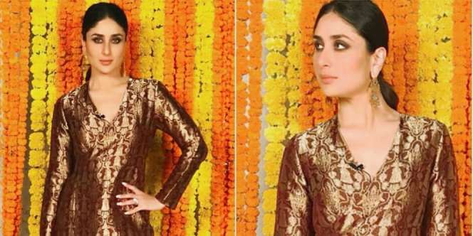 Kareena Kapoor Tampil Eksotis dengan Contour Leher