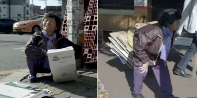 Cerita Pilu Nenek Pengumpul Kardus di Negara Kpop