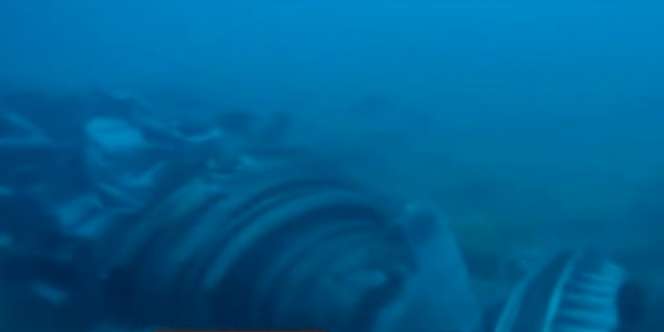 Ini Penampakan Mesin Lion Air di Dalam Laut