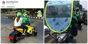 10 Driver Ojek Online dengan Motor Terunik, Mantul!