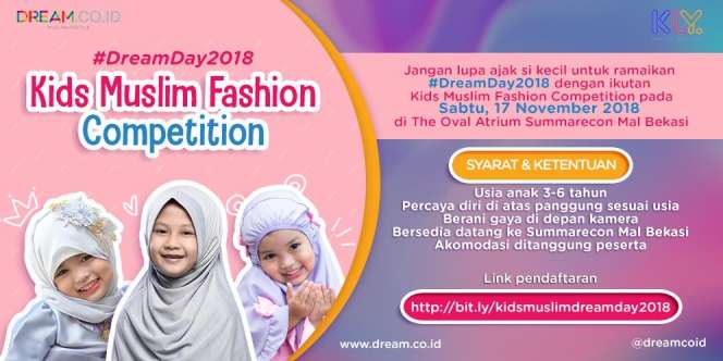 Segera Daftarkan Si Kecil di 'Kids Muslim Fashion Competition'