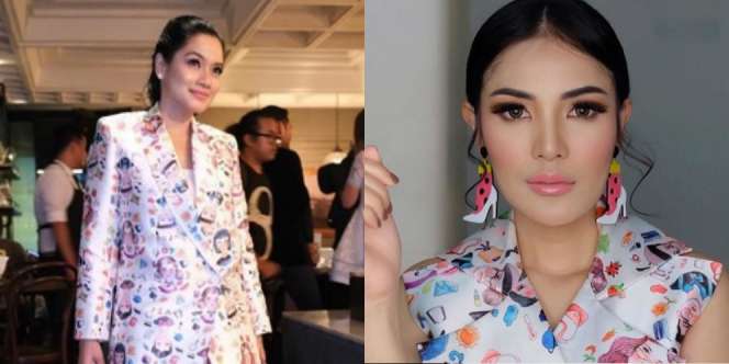 Titi Kamal dan Nindy Harsono Pakai Baju Serupa, Siapa Lebih Cantik?