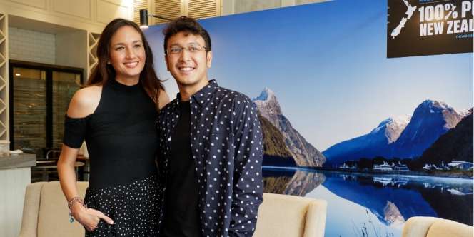 Serunya Nadine dan Dimas Liburan ke Selandia Baru