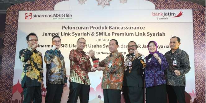 Bank Jatim Jual Asuransi Syariah Sinarmas MSIG Life