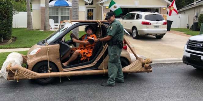 Disetop Polisi Gara-gara Modifikasi Mobil Jadi Seperti Ini