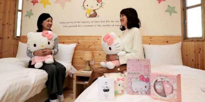 Penginapan 'Hello Kitty' Dibuka, Sensasinya Sungguh Tak Biasa