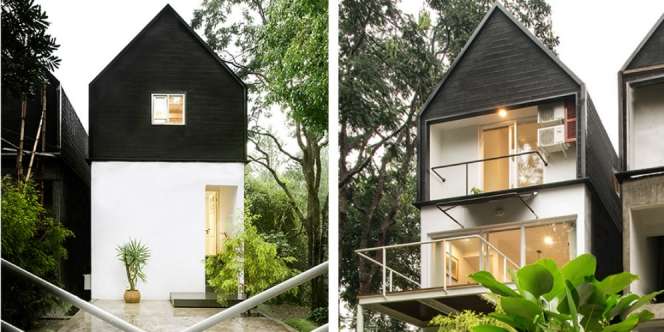 Rancangan Unik Rumah Selebar 4 Meter di Bandung