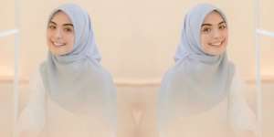 Inspirasi Outfit Gamis Syar'i Modis ala Vebby Palwinta
