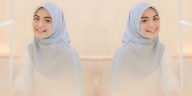 Inspirasi Outfit Gamis Syar'i Modis ala Vebby Palwinta