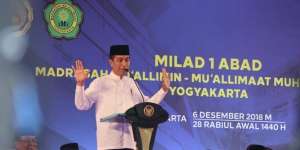 Jokowi: Muhammadiyah Konsisten Lahirkan Tokoh Perubahan