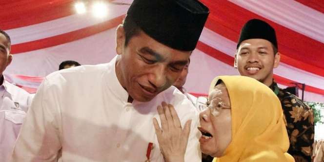 Tembus Pengawal Presiden, Nenek Ini Baca Doa Khusus ke Jokowi