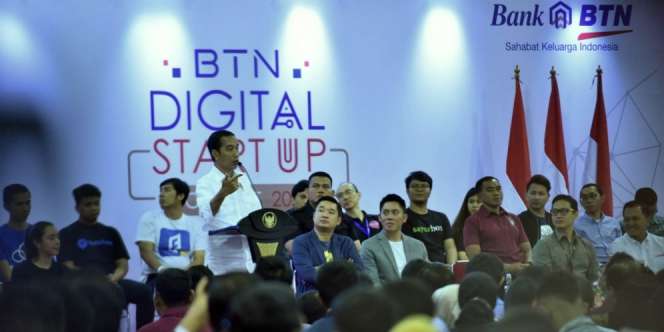 Jokowi Ajak Anak Muda Kreatif `Menyalip di Tikungan`