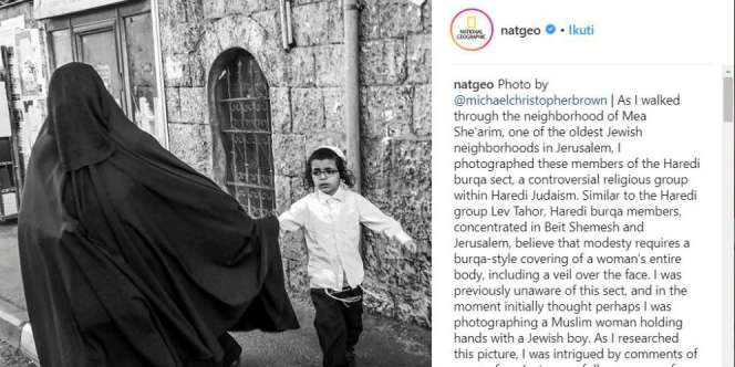 Fakta Wanita Berburka Gandeng Bocah Yahudi