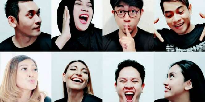 Alumni Akademi Fantasi 1 Kompak Tirukan Pose 15 Tahun Lalu