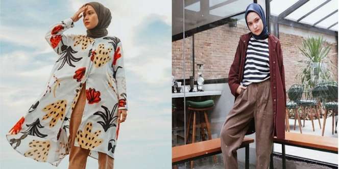 Bakal Ngetren Lagi! Gaya Celana Corduroy dengan Hijab