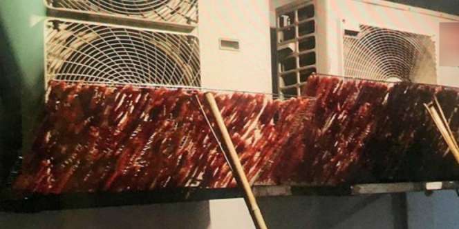 Benda Aneh Depan Mesin AC Ini Buat Satu Apartemen Jengkel, Lihat Lebih Dekat