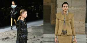 Chanel Gelar Show di `Piramida`,  Model Berkaki Emas