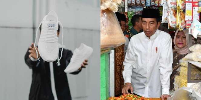 Dipakai Jokowi, Produk Anyar Sneakers Lokal Kini Tampil Serba Putih