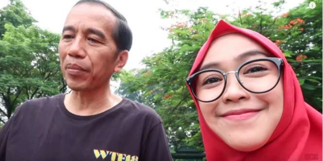Ria Ricis Bongkar Kebiasaan Presiden Jokowi, Apa ya?