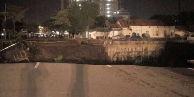 Teka-teki Penyebab Amblesnya Jalan Raya Gubeng Surabaya Terkuak