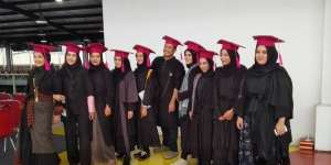 Baju Wisuda 'Zero Waste' Lulusan Islamic Fashion Institute