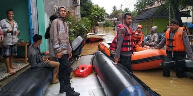 Pasca Tsunami Banten, Banjir Terjang Pemukiman di Pandeglang