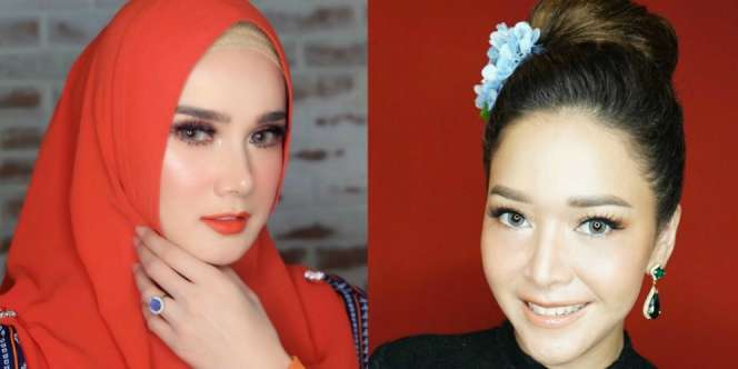 Adu Gaya Mulan Jameela VS Maia Estianty Kala Liburan di Pantai