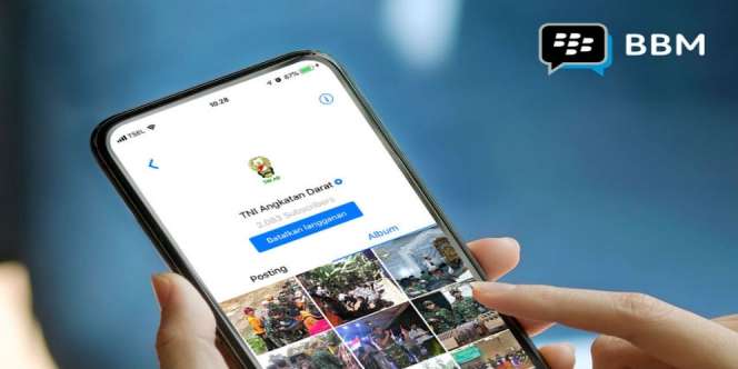 TNI AD Luncurkan Akun Resmi di BBM