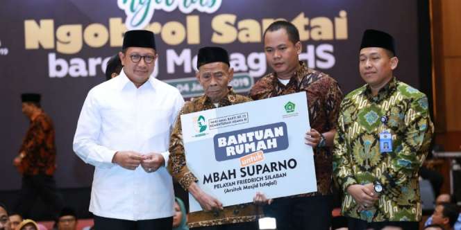 Hadiah Rumah untuk Mbah Parno, Asisten Arsitek Masjid Istiqlal
